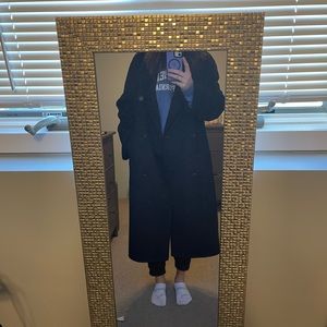 XS-S black Zara wool coat